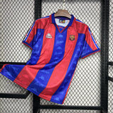 Camisa Barcelona I 1996/1997 Retrô Vermelha/Azul Masculina