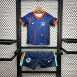 Conjunto Infantil Seleção Holanda II 24/25 Azul