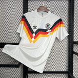 Camisa Seleção Alemanha I 1990 Retrô Branca Masculina