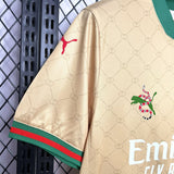 Camisa AC Milan x Gucci Bege Masculina