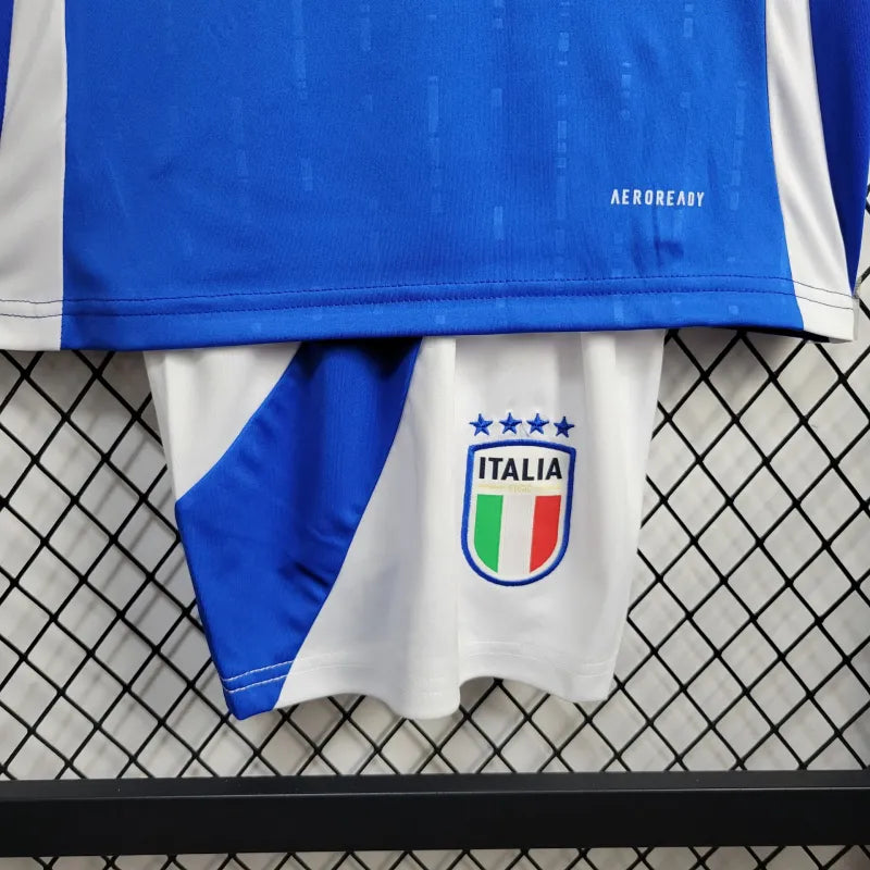 Conjunto Infantil Seleção Itália I 24/25 Azul