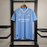 Camisa Manchester City I 23/24 Azul Masculina