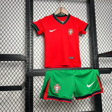 Conjunto Infantil Seleção Portugal I 24/25 Vermelho