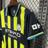 Camisa Manchester City II 24/25 Verde e Preta Masculina