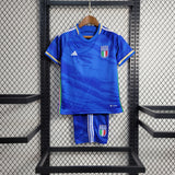 Conjunto Infantil Seleção Itália I 23/24 Azul