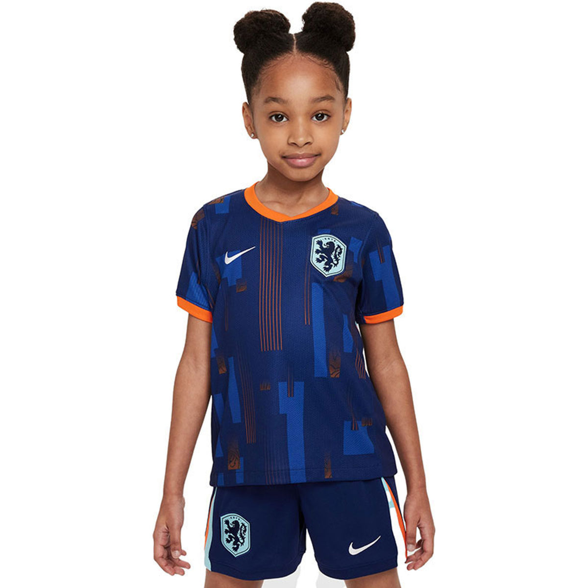 Conjunto Infantil Seleção Holanda II 24/25 Azul