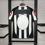 Camisa Juventus I 2002/2003 Retrô Preta e Branca Masculina