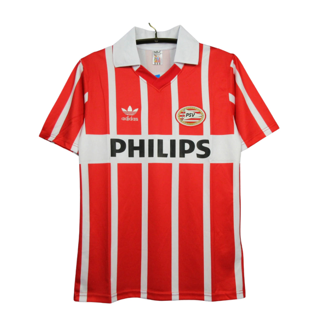 Camisa PSV Eindhoven I 1990 Retrô Vermelha Masculina