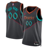 Regata Washington Wizards Swingman City Edition 23/24 Preta Masculina