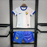 Conjunto Infantil Seleção França II 24/25 Branco