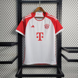 Camisa Bayern de Munique I 23/24 Branca Masculina