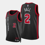 Regata Chicago Bulls Swingman City Edition 23/24 Preta Masculina