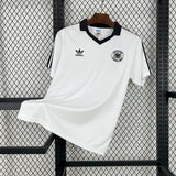 Camisa Seleção Alemanha I 1980 Retrô Branca Masculina