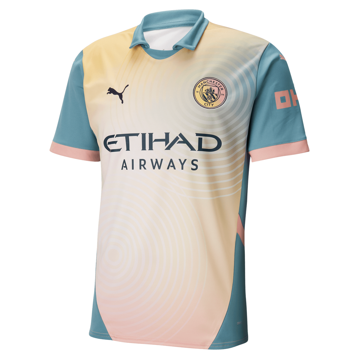 Camisa Manchester City IV 24/25 Definitely City Amarela Masculina