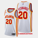 Regata Atlanta Hawks Swingman Association Edition 23/24 Branca Masculina