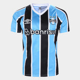 Camisa Grêmio I 24/25 Azul e Preta Masculina