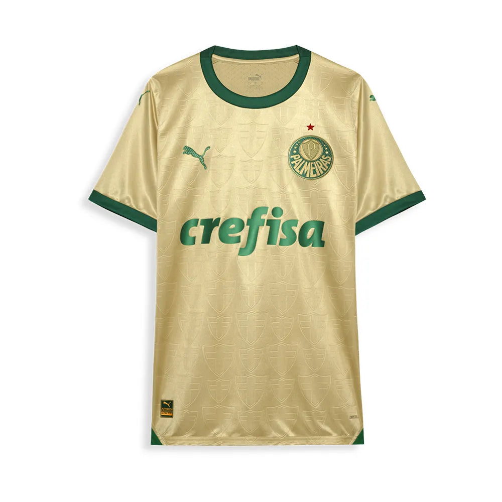 Camisa Palmeiras III 24/25 Dourada Feminina