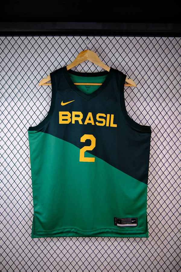 Regata Seleção Brasileira de Basquete 23/24 Verde Masculina