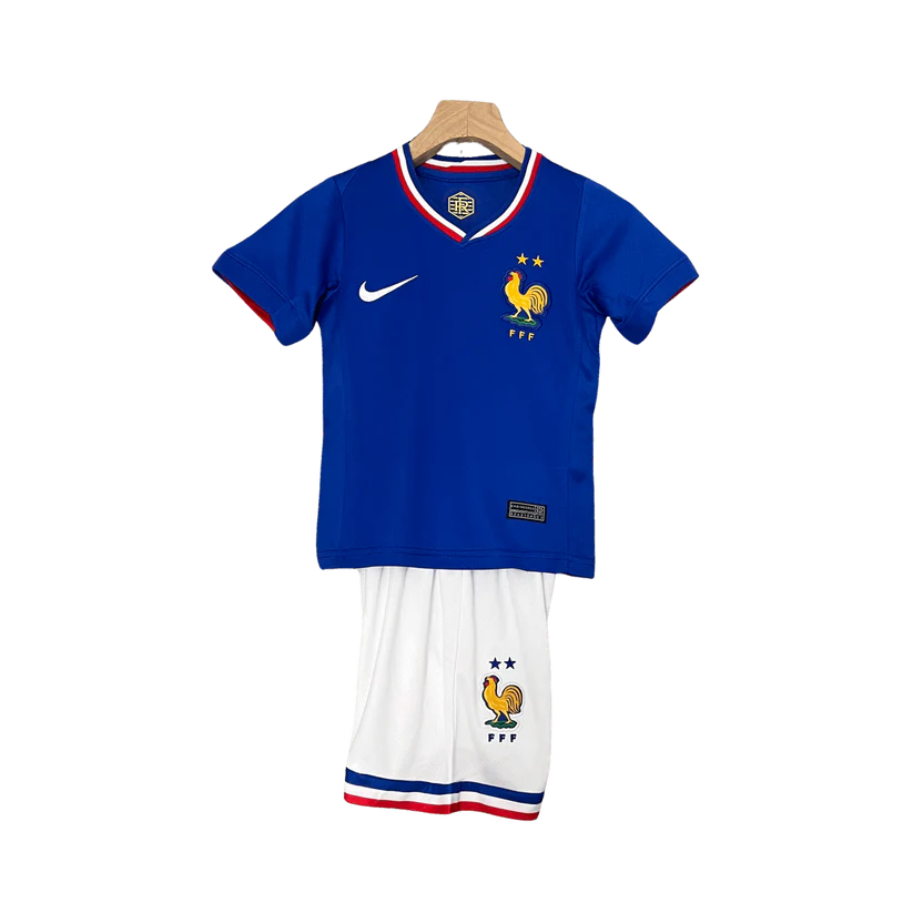 Conjunto Infantil Seleção França I 24/25 Azul