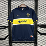 Camisa Boca Juniors I 1996/1997 Retrô Azul Masculina