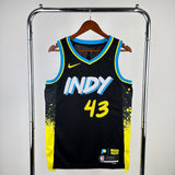 Regata Indiana Pacers Swingman City Edition 23/24 Preta