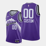 Regata Utah Jazz Swingman City Edition 23/24 Roxa Masculina