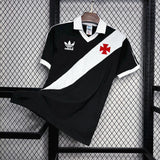 Camisa Vasco da Gama I 1998 Retrô Preta e Branca Masculina