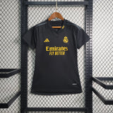 Camisa Real Madrid III 23/24 Preta Feminina