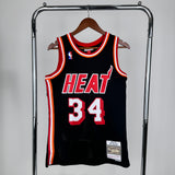 Regata Miami Heat Mitchell & Ness Ray Allen #34 2013/2014 Retrô Preta