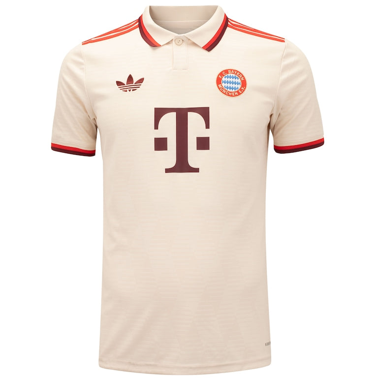 Camisa Bayern de Munique III 24/25 Bege Masculina