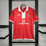 Camisa Benfica I 2004/2005 Retrô Vermelha Masculina