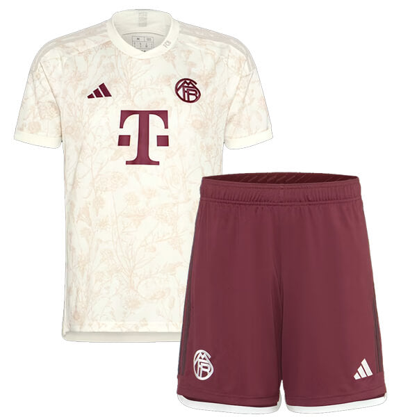 Conjunto Infantil Bayern de Munique III 23/24 Off White