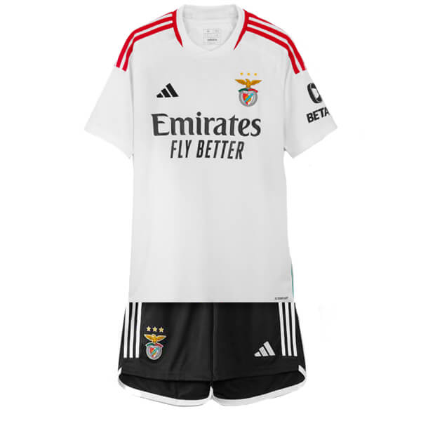 Conjunto Infantil Benfica III 23/24 Branco