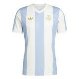 Camisa Seleção Argentina Edição Especial 50 Anos Branca e Azul Masculina