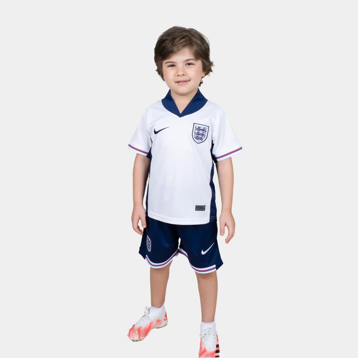 Conjunto Infantil Seleção Inglaterra I 24/25 Branco