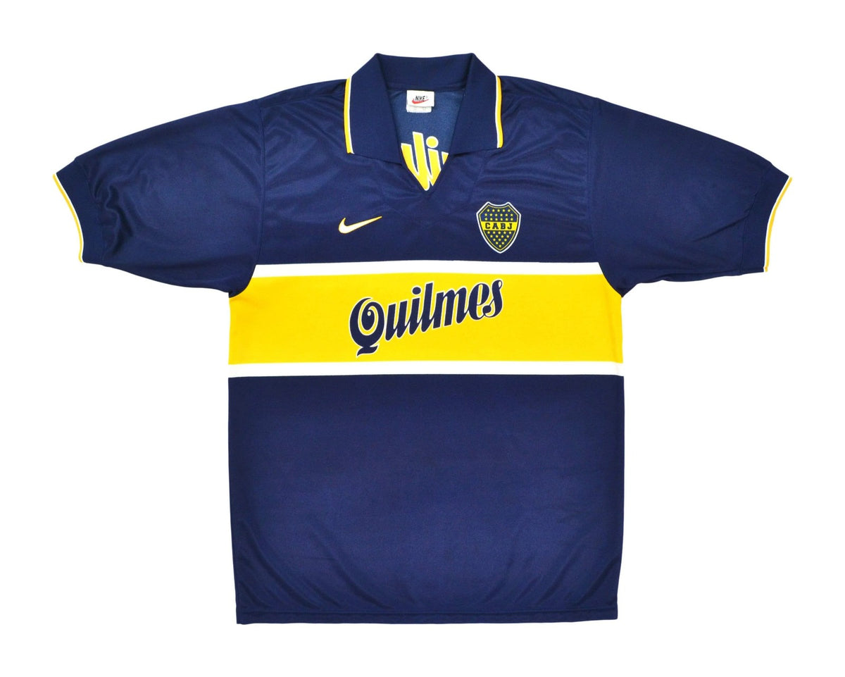 Camisa Boca Juniors I 1996/1997 Retrô Azul Masculina