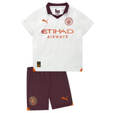 Conjunto Infantil Manchester City II 23/24 Branco