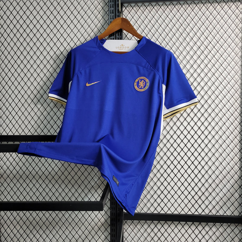 Camisa Chelsea I 23/24 Azul Masculina