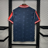 Camisa Atlético de Madrid II 1998/1999 Retrô Azul Masculina