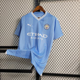 Camisa Manchester City I 23/24 Azul Masculina