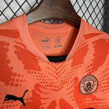 Camisa Manchester City Goleiro 24/25 Laranja Masculina