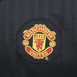 Camisa Manchester United III 2007/2008 Retrô Preta Masculina