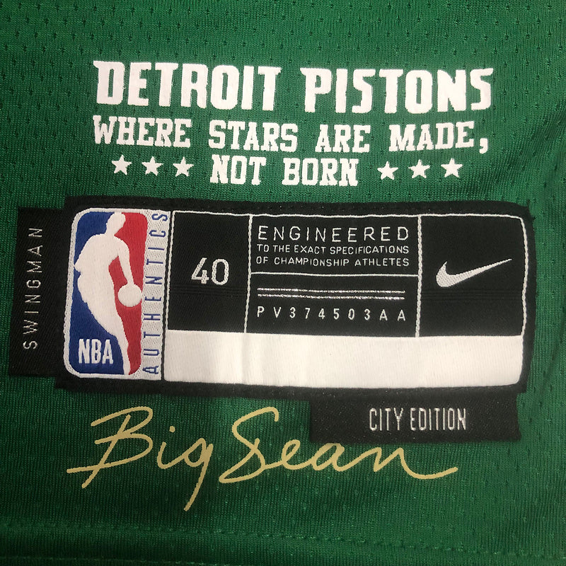 Regata Detroit Pistons Swingman City Edition 22/23 Verde Masculina