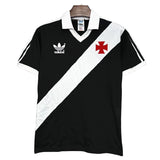 Camisa Vasco da Gama I 1998 Retrô Preta e Branca Masculina