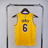 Regata Infantil Los Angeles Lakers Swingman Icon Edition Amarela