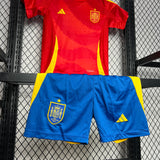 Conjunto Infantil Seleção Espanha I 24/25 Vermelho