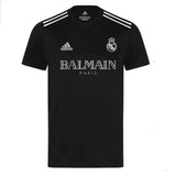 Camisa Real Madrid x Balmain Collab Preta Masculina