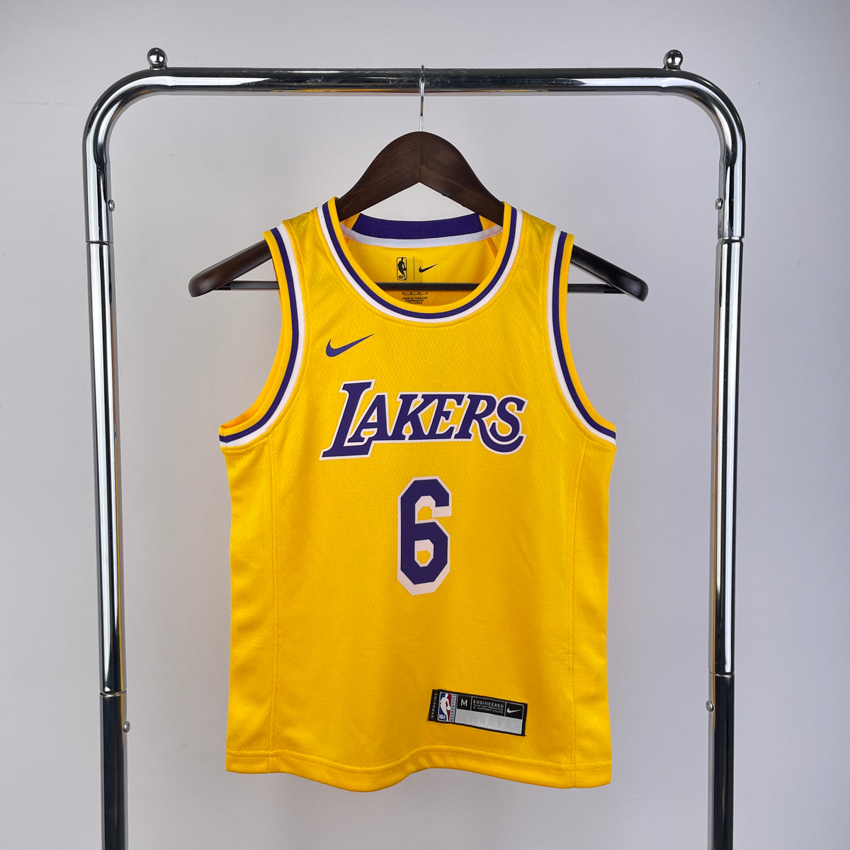 Regata Infantil Los Angeles Lakers Swingman Icon Edition Amarela