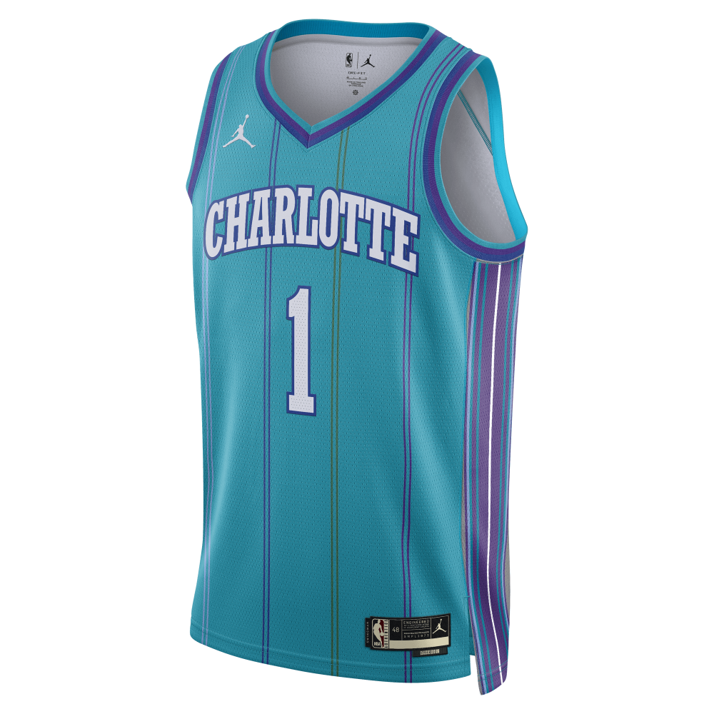 Regata Charlotte Hornets Swingman Classic Edition 23/24 Azul Masculina