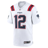 Camisa NFL New England Patriots Tom Brady #12 Retired Branca